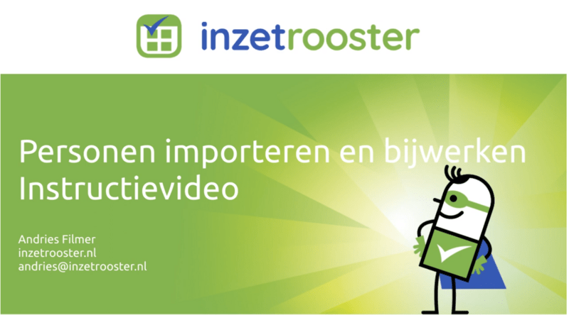 Personen bijwerken instructievideo