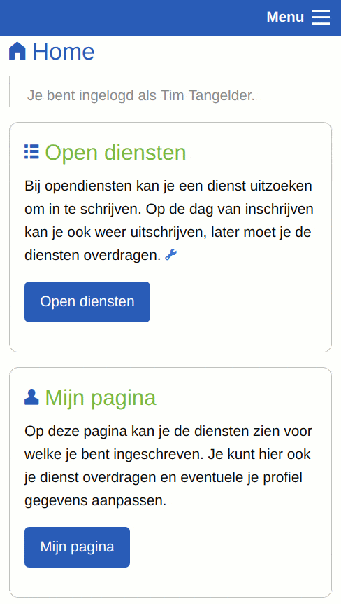 Screenshot - gebruikers - Home